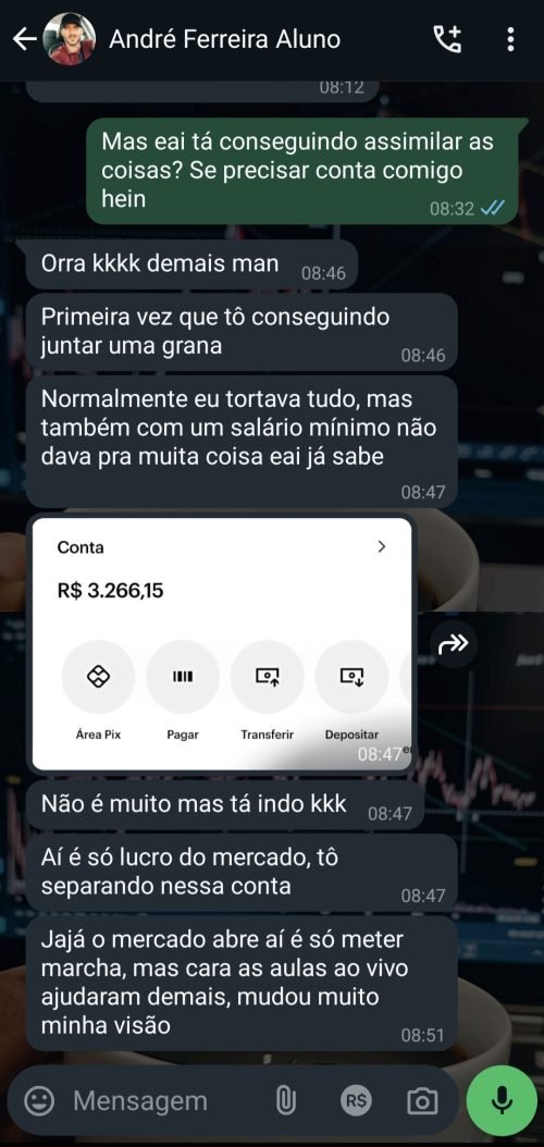 juntando dinheiro